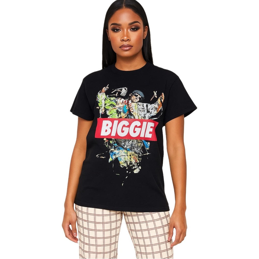 Notorious B.I.G. Collage Graphic T-Shirt – Size Small